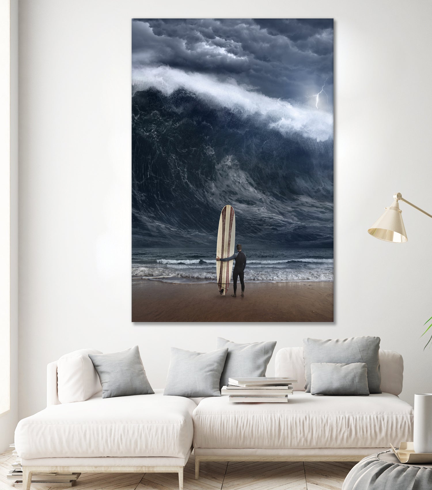 Tsunami by Evgenij Soloviev on GIANT ART - blue digital painting