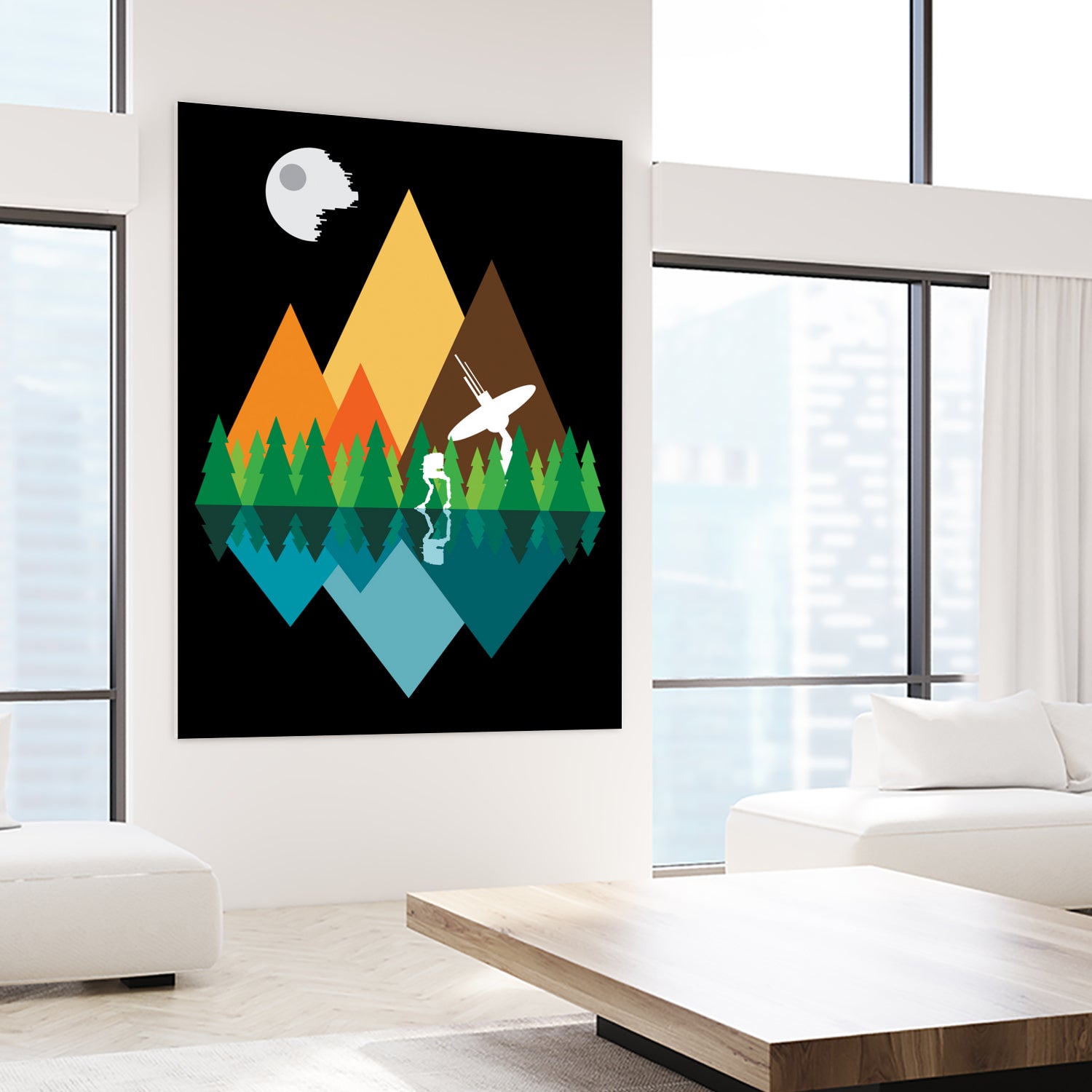 Forest view by Antonio Camarena on GIANT ART - black digital painting