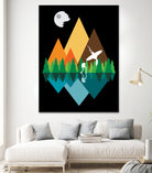 Forest view by Antonio Camarena on GIANT ART - black digital painting