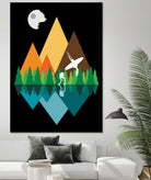 Forest view by Antonio Camarena on GIANT ART - black digital painting