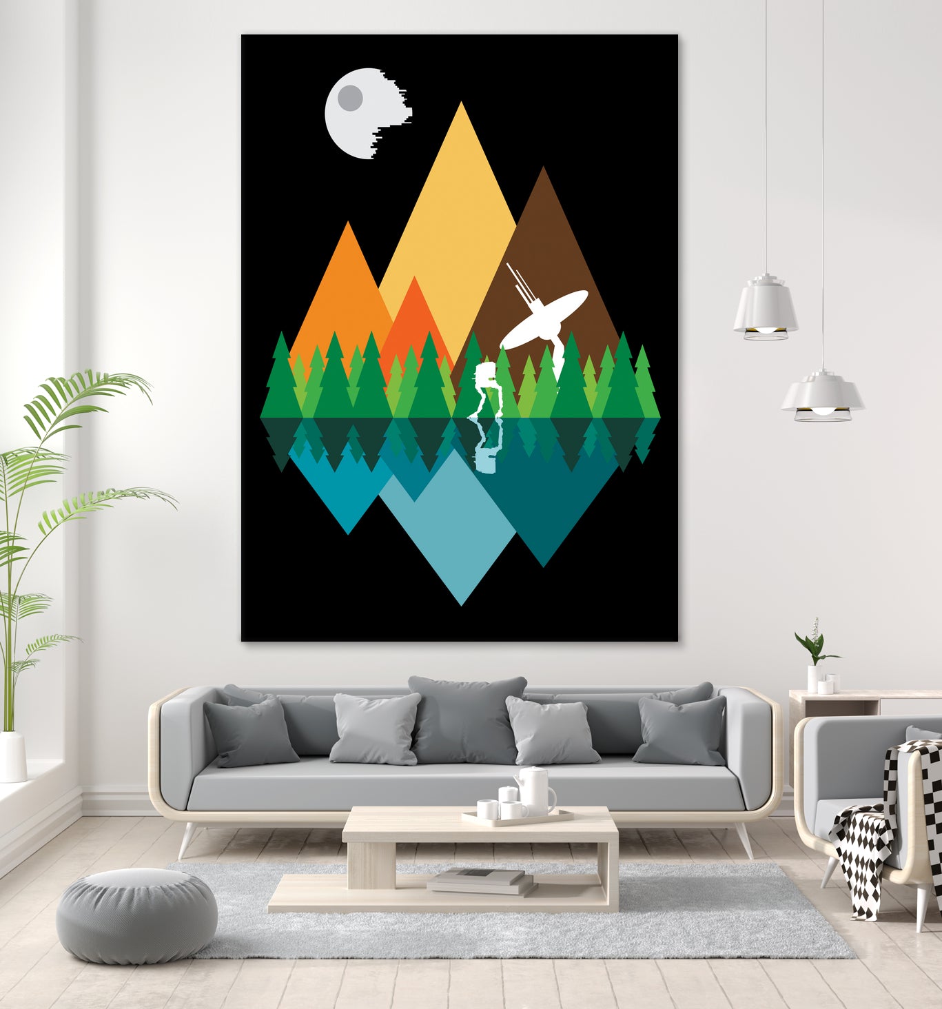 Forest view by Antonio Camarena on GIANT ART - black digital painting