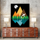 Forest view by Antonio Camarena on GIANT ART - black digital painting