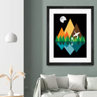 Forest view by Antonio Camarena on GIANT ART - black digital painting