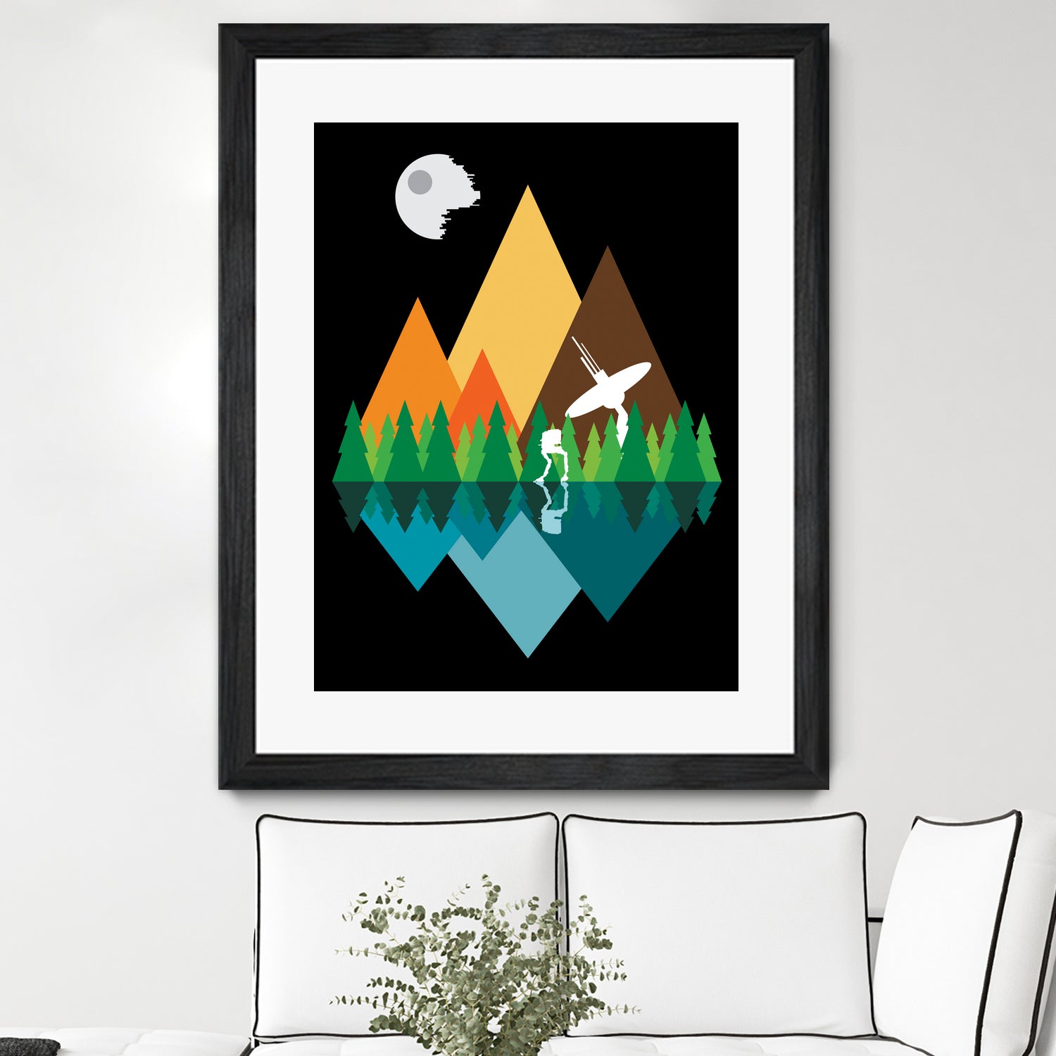 Forest view by Antonio Camarena on GIANT ART - black digital painting