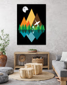 Forest view by Antonio Camarena on GIANT ART - black digital painting