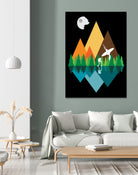 Forest view by Antonio Camarena on GIANT ART - black digital painting