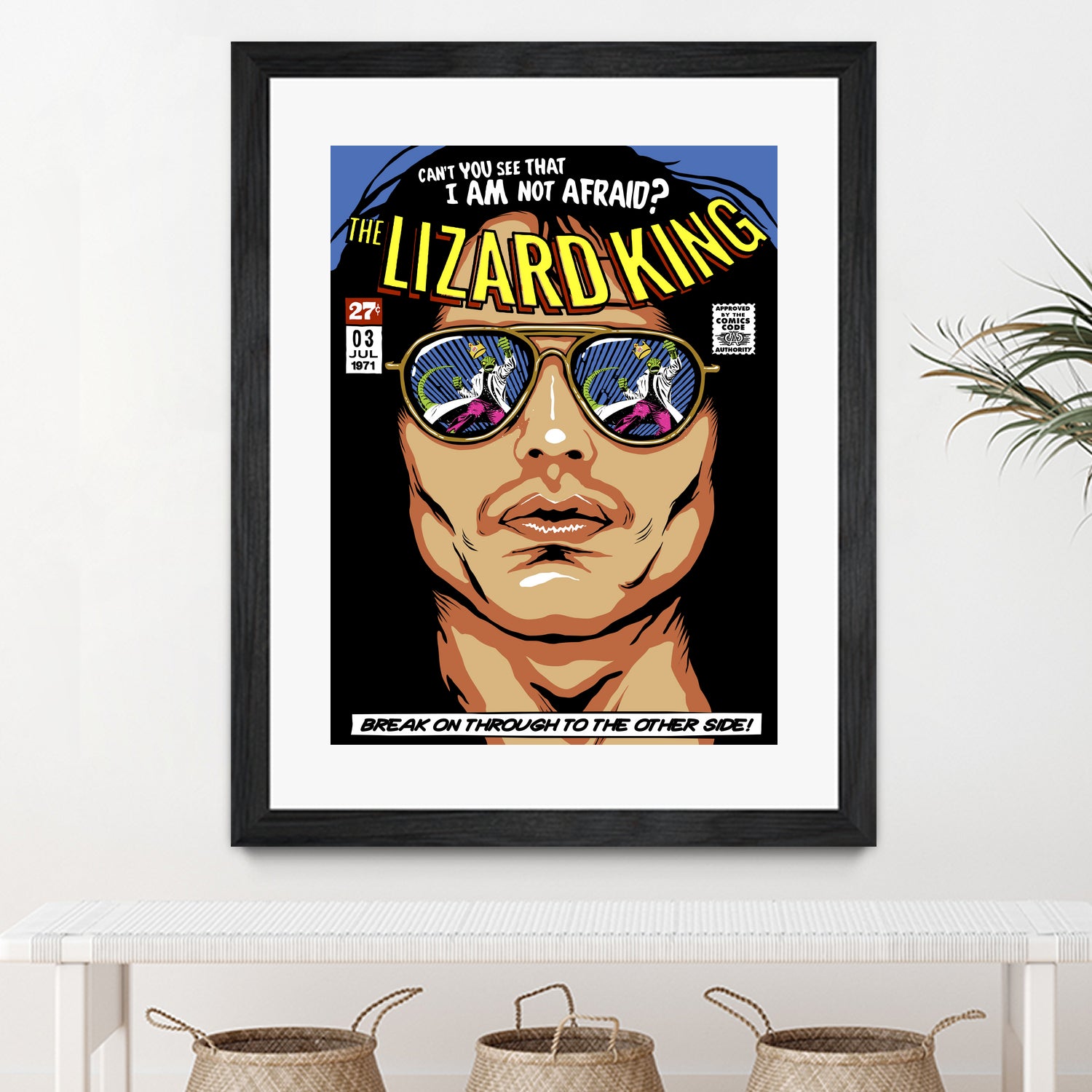 The Lizard King by Bily Mariano da Luz on GIANT ART - black digital drawing