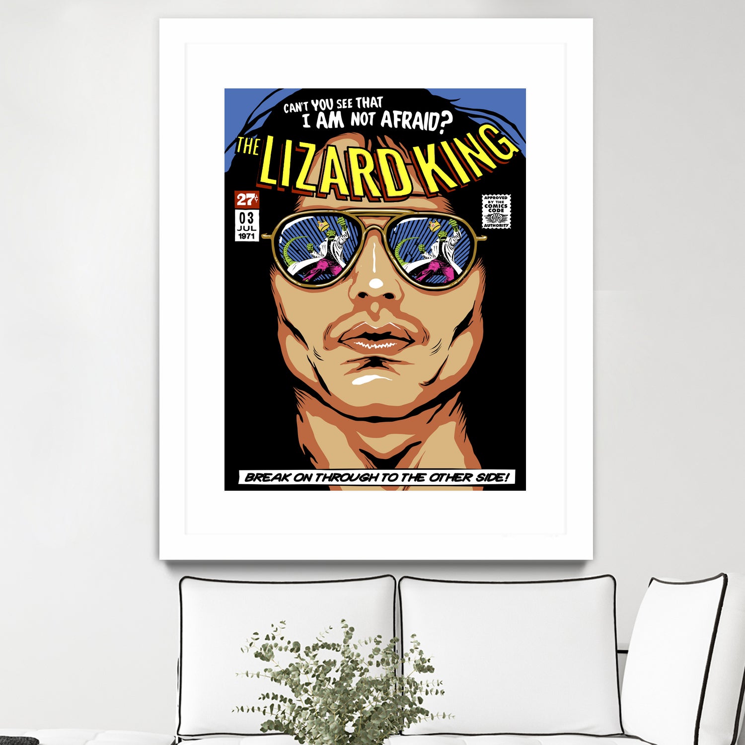 The Lizard King by Bily Mariano da Luz on GIANT ART - black digital drawing