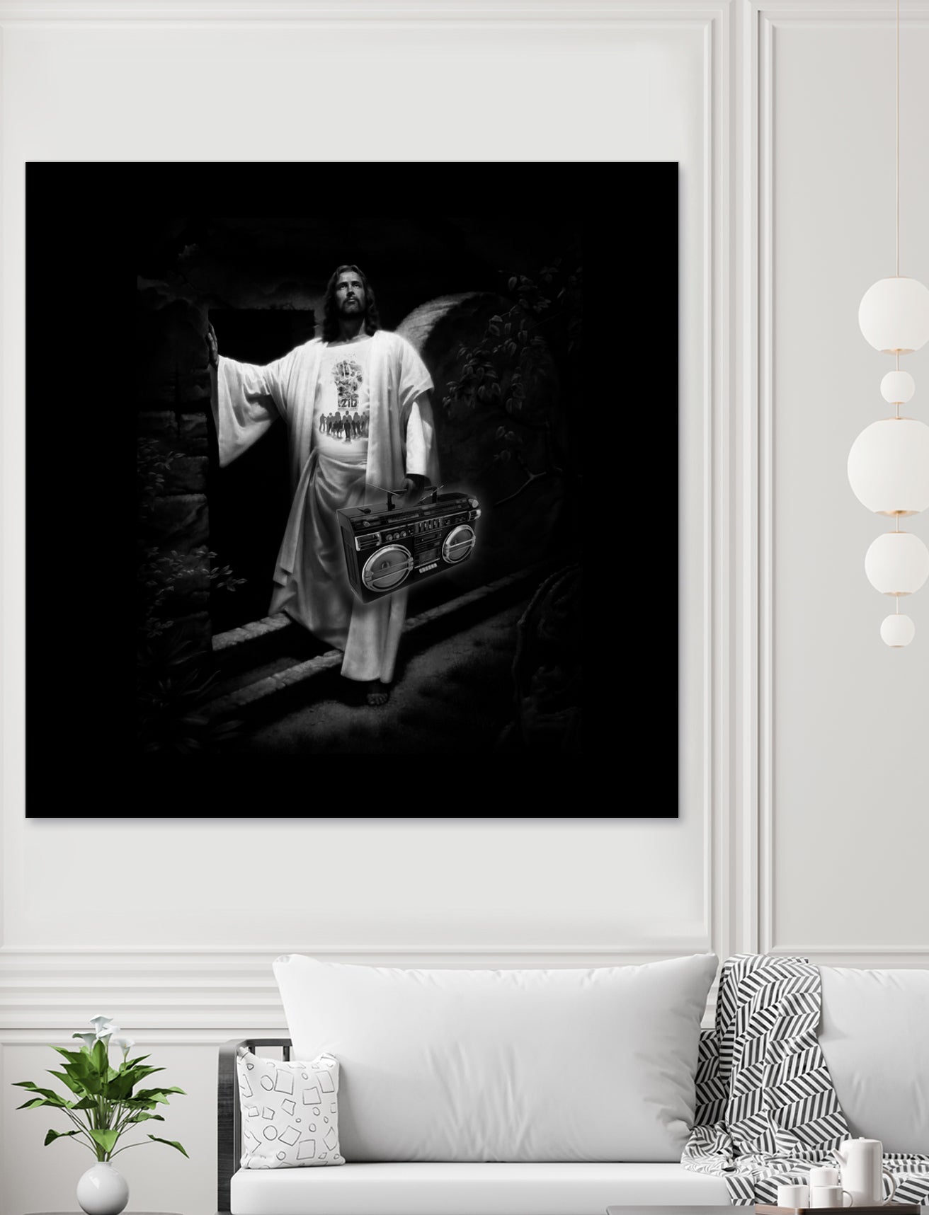 Resurrection (Boom Box Edition) by Ziggy Christenson on GIANT ART - black digital painting