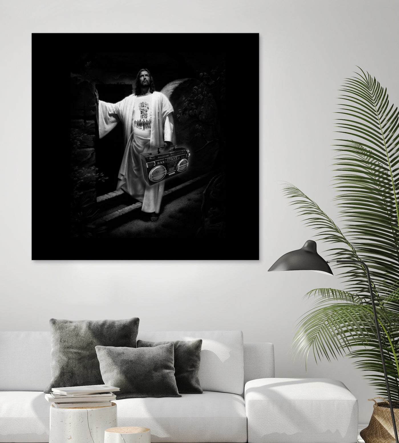 Resurrection (Boom Box Edition) by Ziggy Christenson on GIANT ART - black digital painting