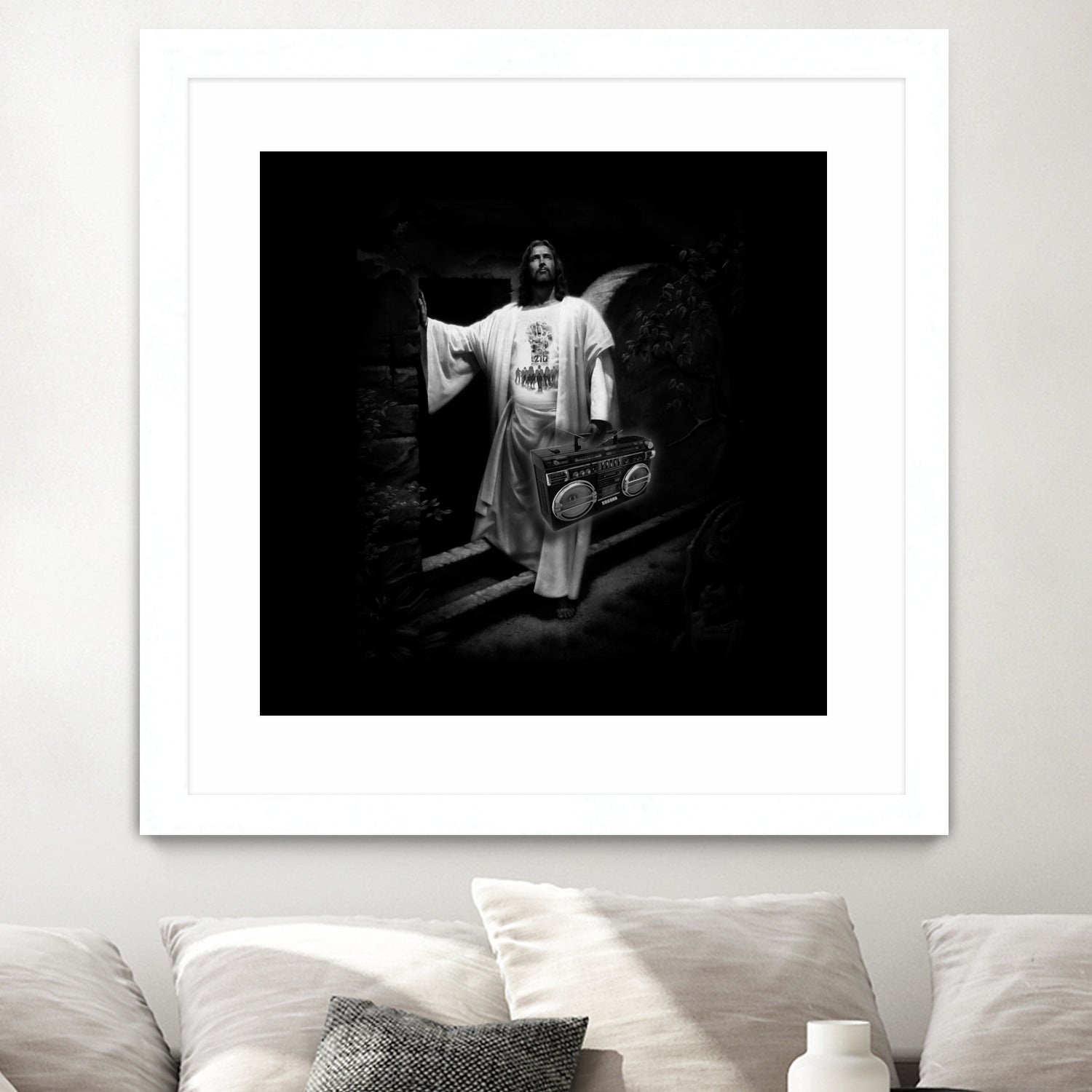 Resurrection (Boom Box Edition) by Ziggy Christenson on GIANT ART - black digital painting