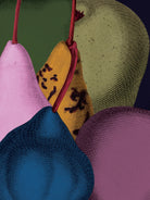 Modern Still life - Pears by Marlies Niemeijer on GIANT ART - blue mixed media