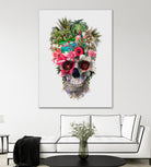 Summer Skull IV by RIZA PEKER on GIANT ART - orange digital painting