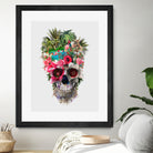 Summer Skull IV by RIZA PEKER on GIANT ART - orange digital painting