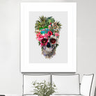 Summer Skull IV by RIZA PEKER on GIANT ART - orange digital painting