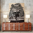 crashed by eugenia retana on GIANT ART - black mixed media