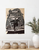 crashed by eugenia retana on GIANT ART - black mixed media