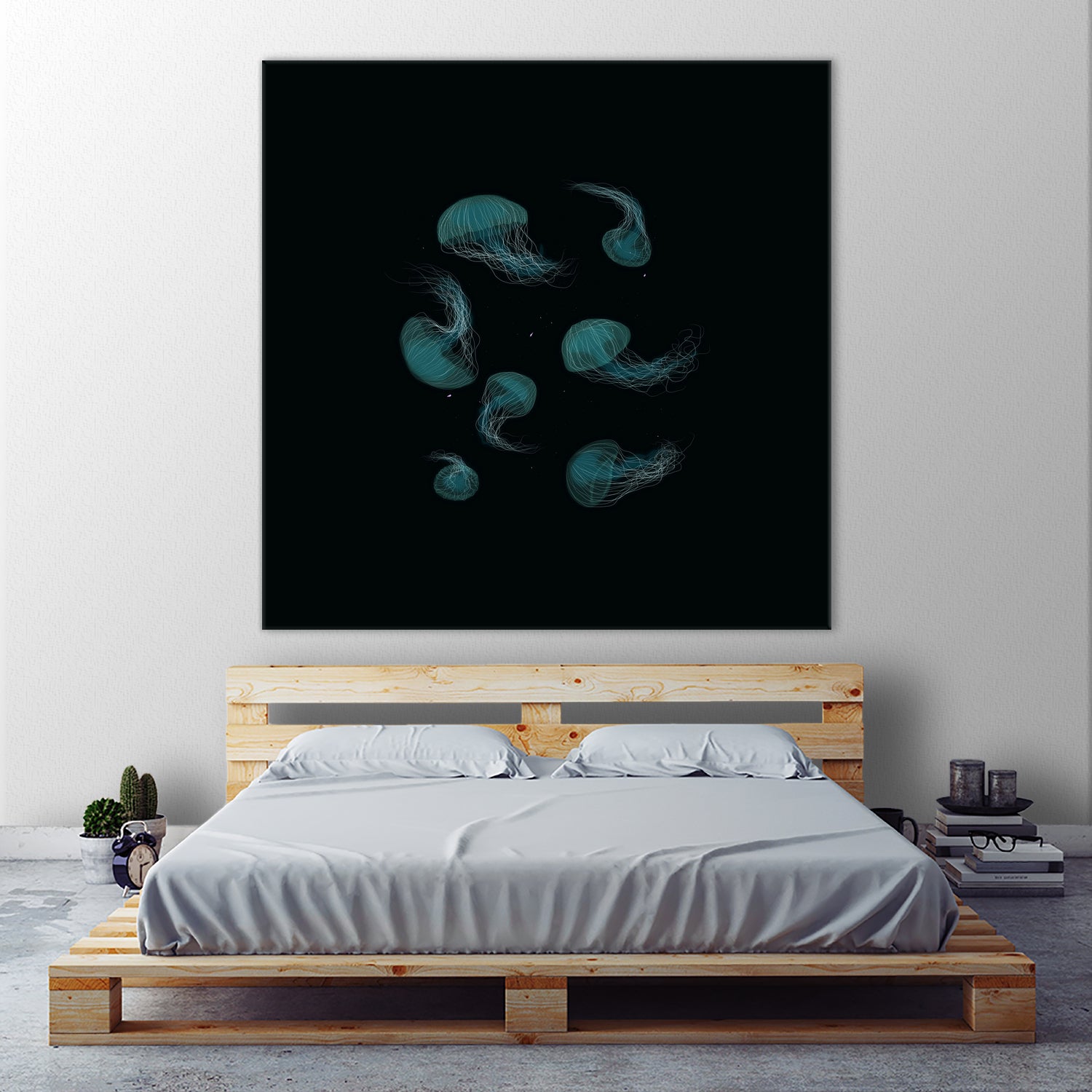 Jellyfish Ballet by ursulla Pinon on GIANT ART - black digital drawing