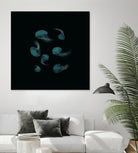 Jellyfish Ballet by ursulla Pinon on GIANT ART - black digital drawing