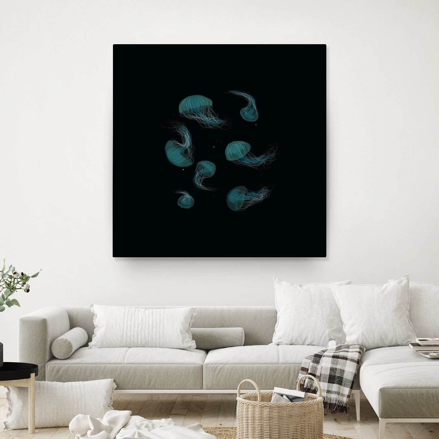 Jellyfish Ballet by ursulla Pinon on GIANT ART - black digital drawing