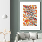 Shredded Flow by Randy Witte on GIANT ART - orange digital painting