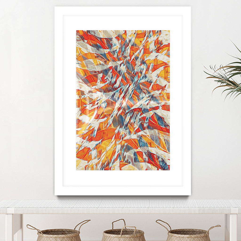 Shredded Flow by Randy Witte on GIANT ART - orange digital painting