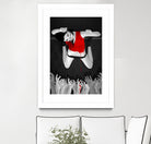 Every Angel Is Terror by Vassilis Dimitros on GIANT ART - black digital painting