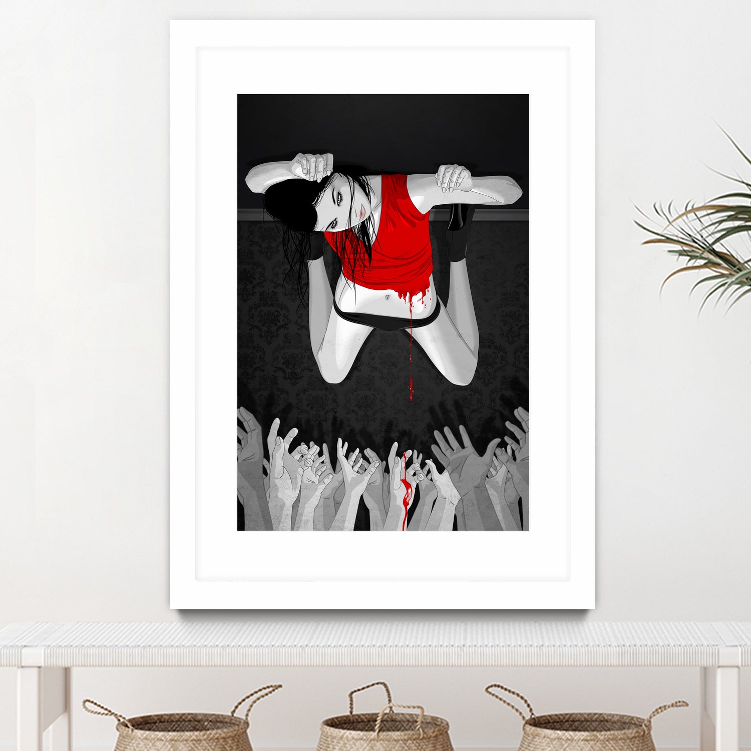 Every Angel Is Terror by Vassilis Dimitros on GIANT ART - black digital painting