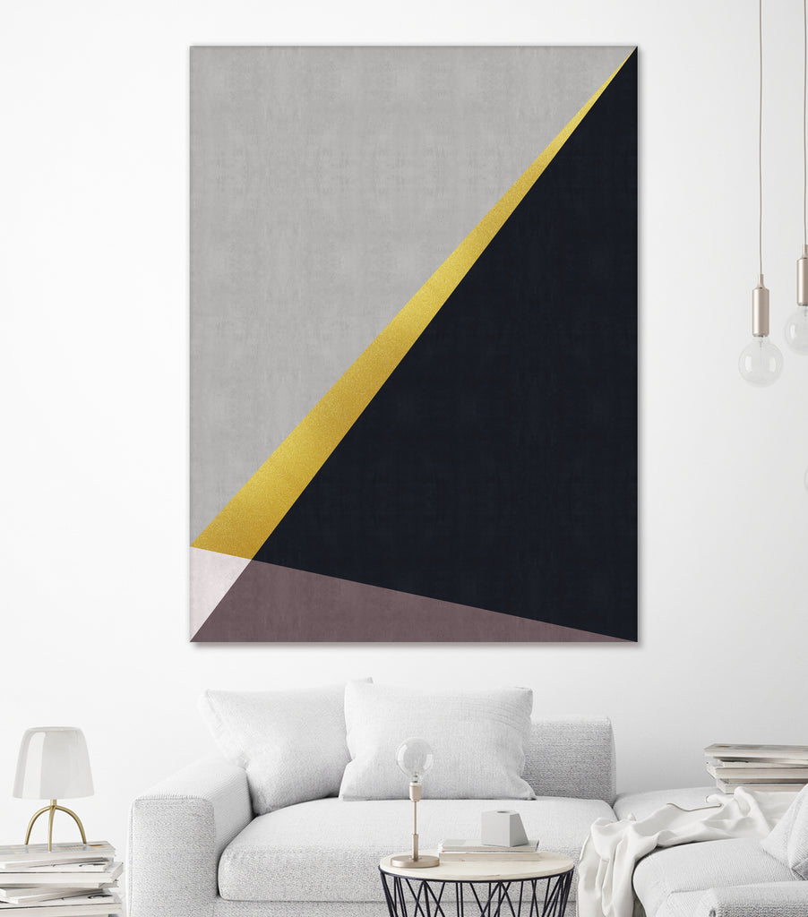 Fashion and golden pattern by Vitor Costa on GIANT ART - gray digital painting