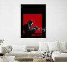 MILES / DAVIS [A Kind of Red][by felixx / 2016] by Aeffe Felis on GIANT ART - black vector illustration