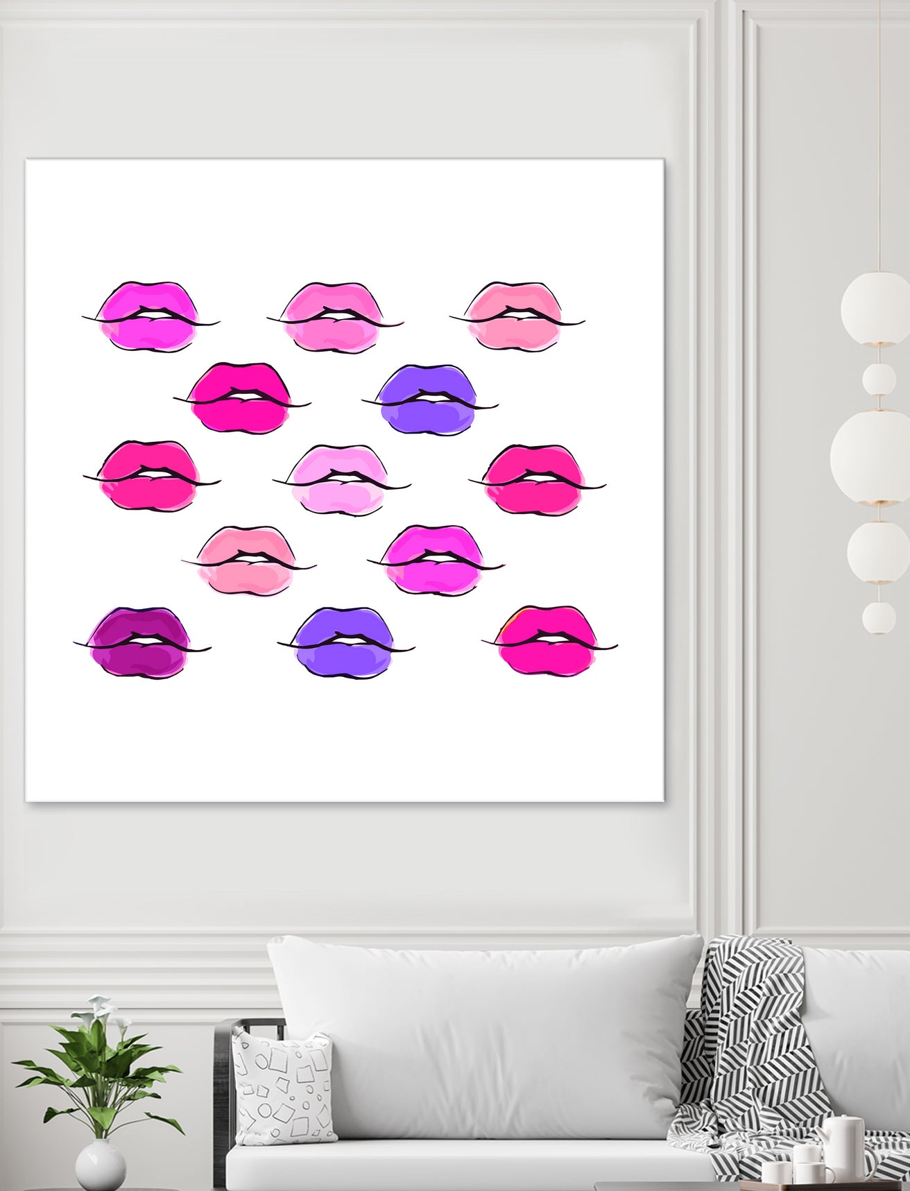 Shades of Pink by Jessica Velasquez on GIANT ART - white digital drawing