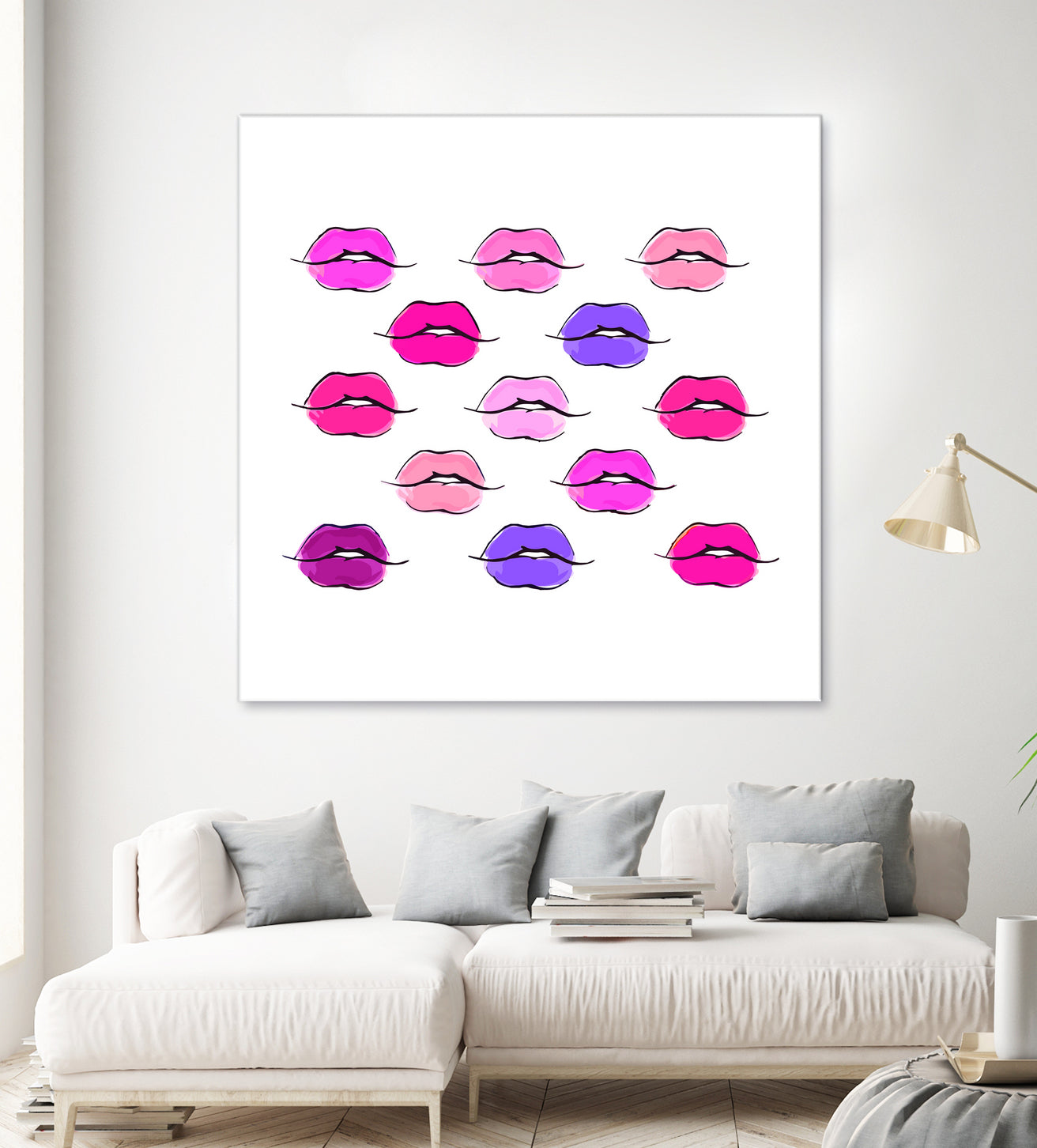 Shades of Pink by Jessica Velasquez on GIANT ART - white digital drawing