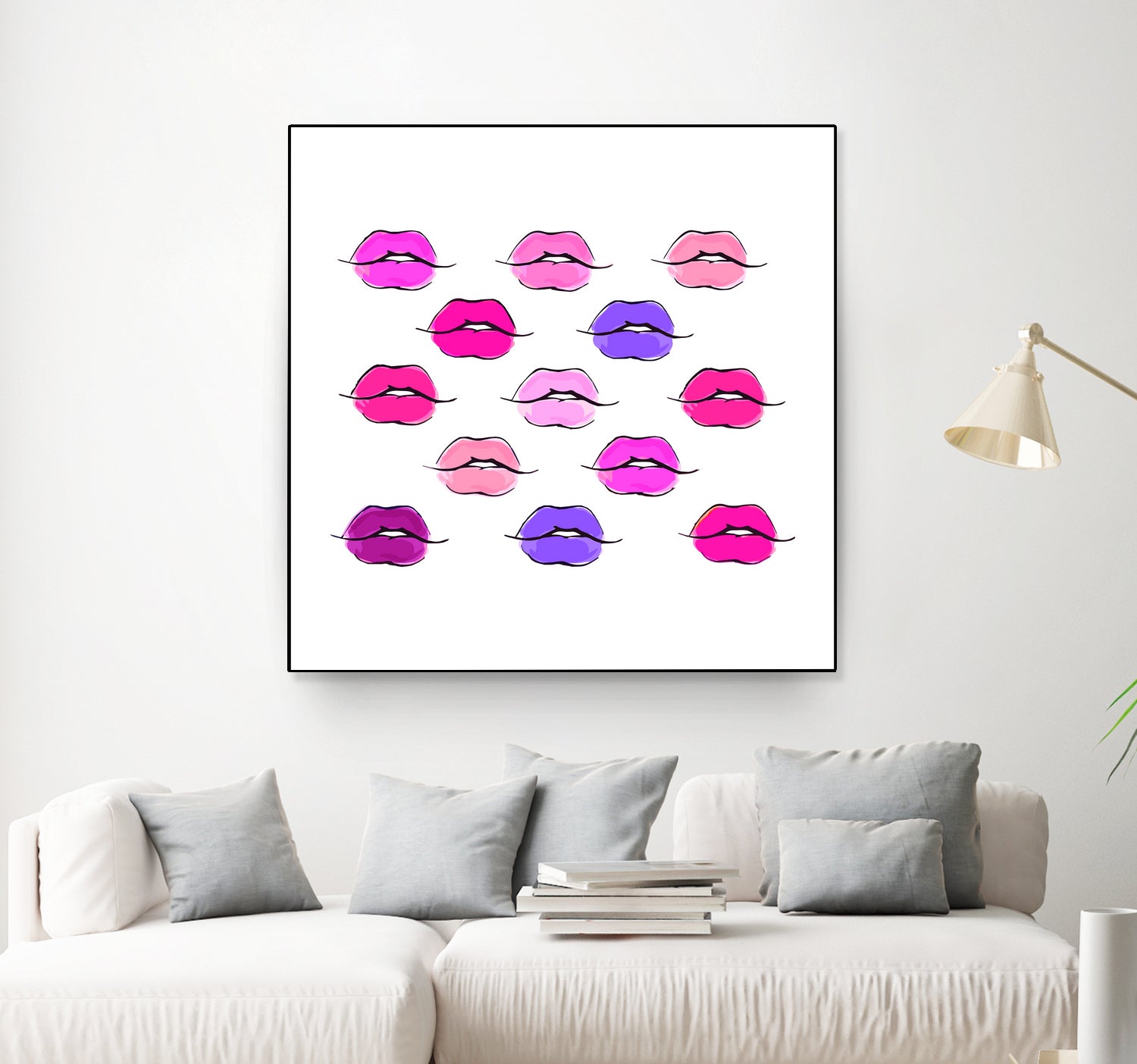 Shades of Pink by Jessica Velasquez on GIANT ART - white digital drawing