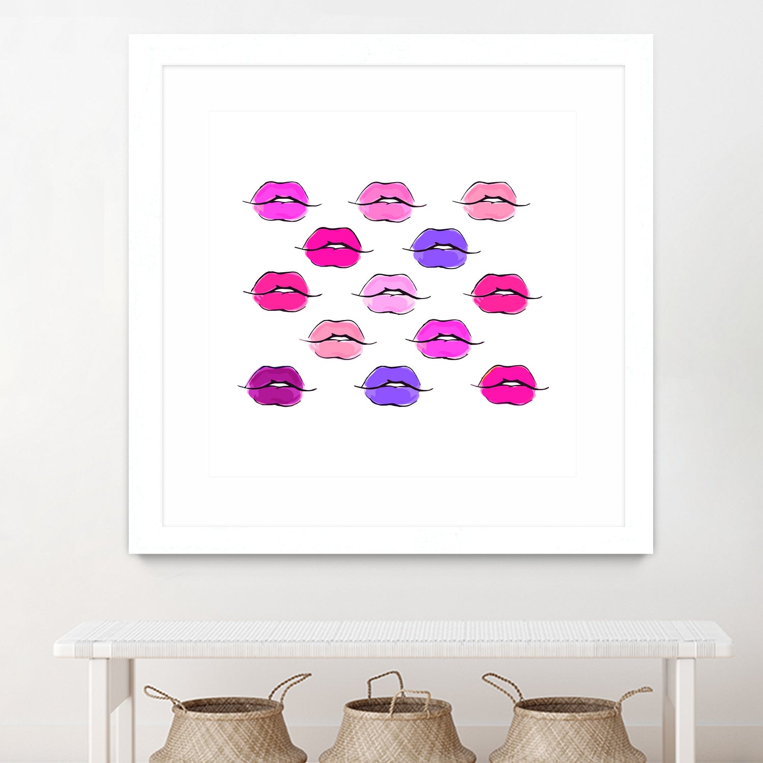 Shades of Pink by Jessica Velasquez on GIANT ART - white digital drawing