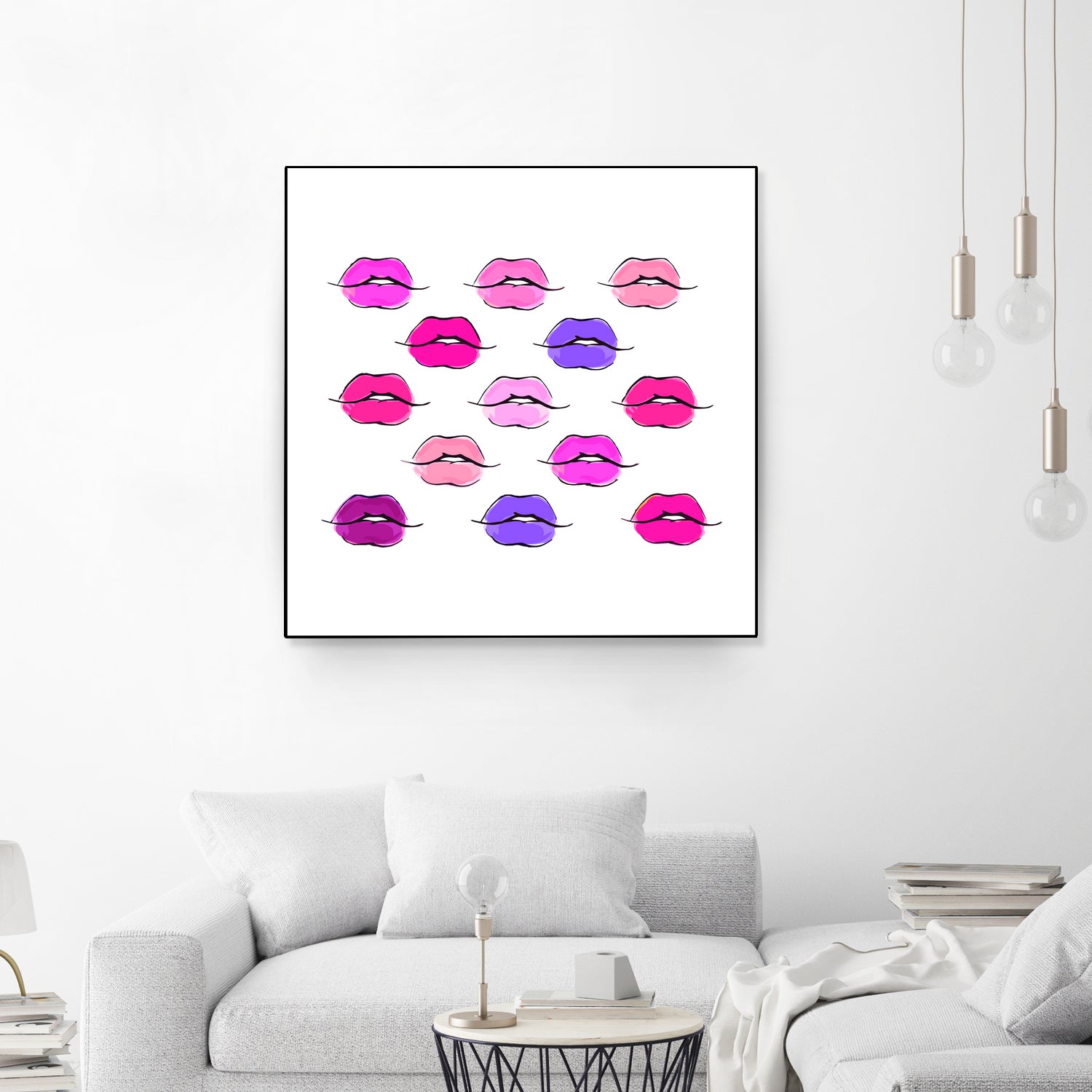 Shades of Pink by Jessica Velasquez on GIANT ART - white digital drawing