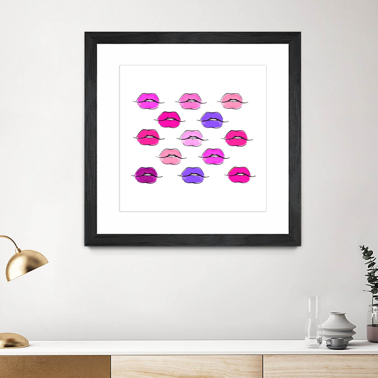 Shades of Pink by Jessica Velasquez on GIANT ART - white digital drawing