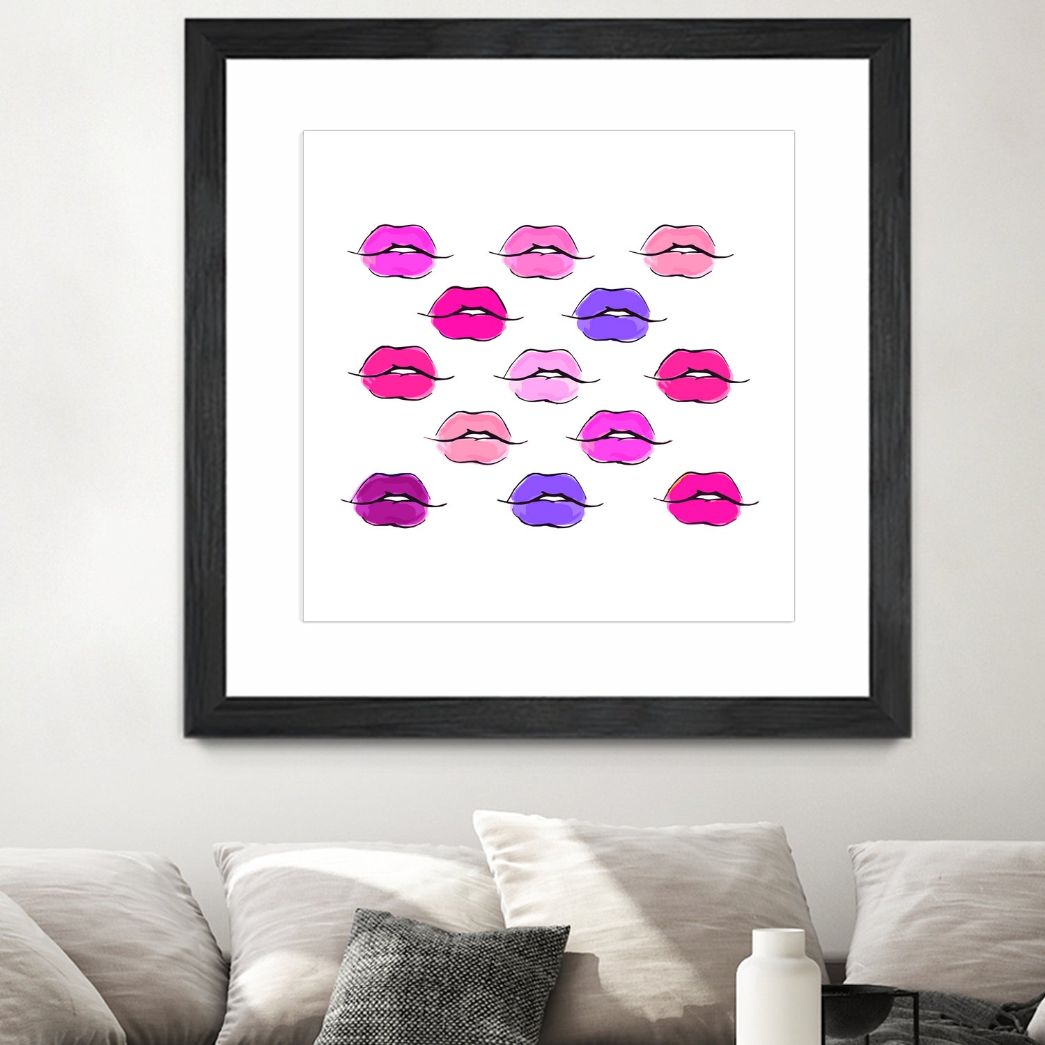 Shades of Pink by Jessica Velasquez on GIANT ART - white digital drawing