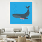 Whale Udder by Ryan Foster on GIANT ART - blue digital drawing