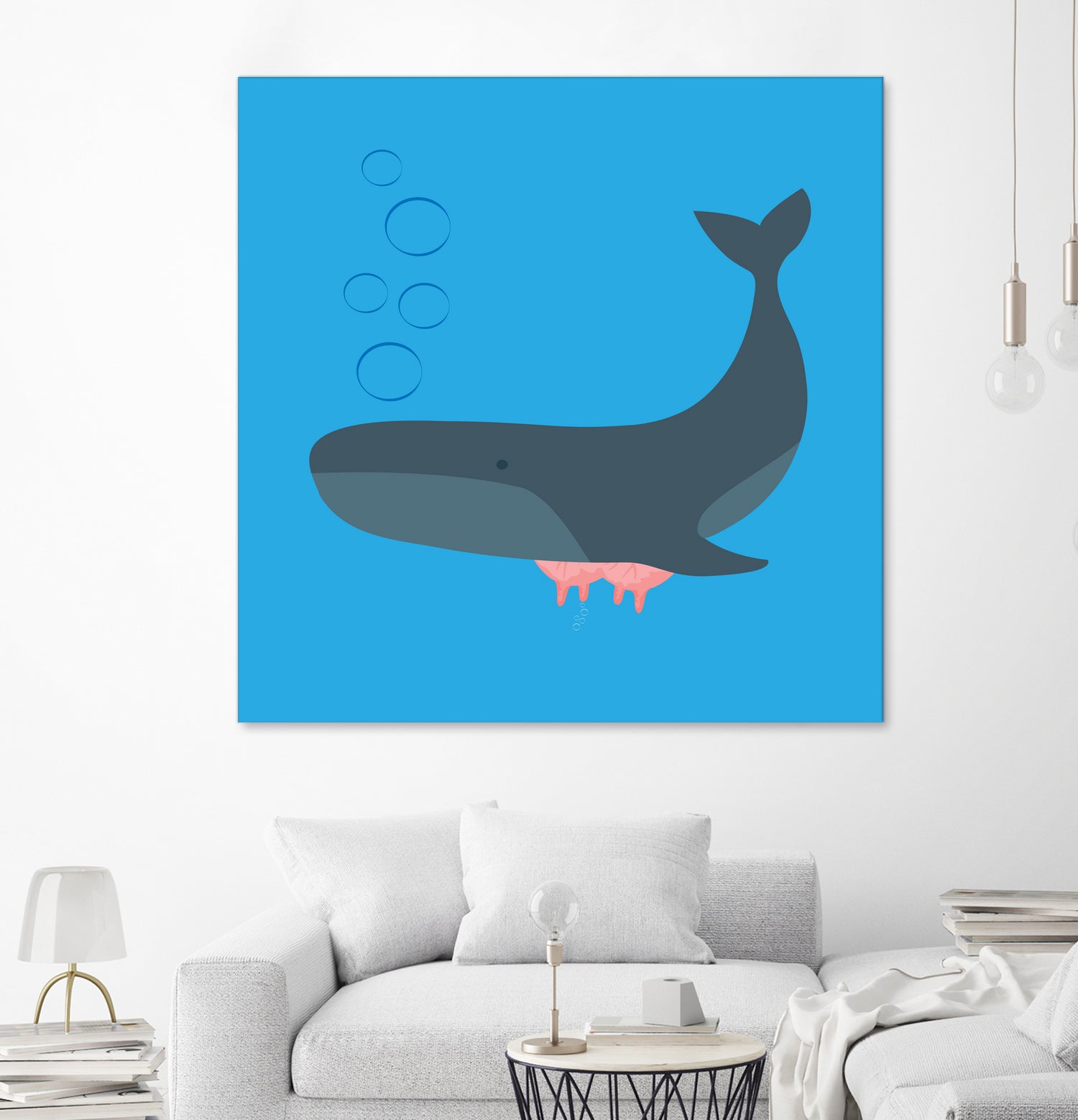 Whale Udder by Ryan Foster on GIANT ART - blue digital drawing