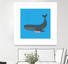 Whale Udder by Ryan Foster on GIANT ART - blue digital drawing