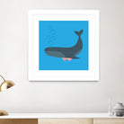 Whale Udder by Ryan Foster on GIANT ART - blue digital drawing