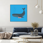 Whale Udder by Ryan Foster on GIANT ART - blue digital drawing