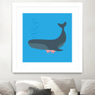 Whale Udder by Ryan Foster on GIANT ART - blue digital drawing