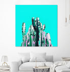 Majestic Cactus by Dominique Van Roey on GIANT ART - blue photo manipulation