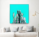 Majestic Cactus by Dominique Van Roey on GIANT ART - blue photo manipulation