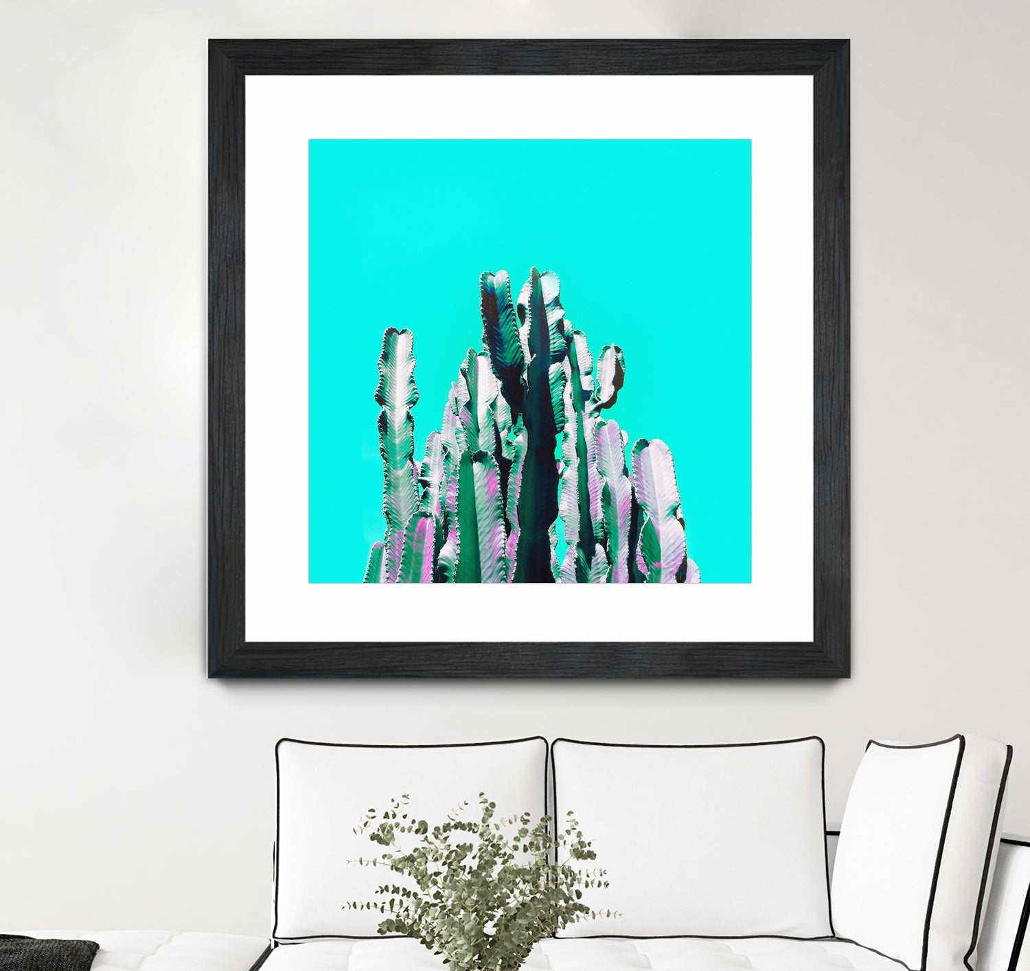 Majestic Cactus by Dominique Van Roey on GIANT ART - blue photo manipulation