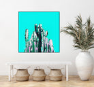 Majestic Cactus by Dominique Van Roey on GIANT ART - blue photo manipulation