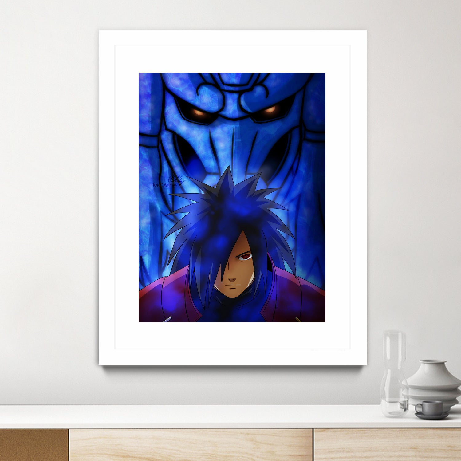 susanoo madara by MCAshe 24 on GIANT ART - blue character design