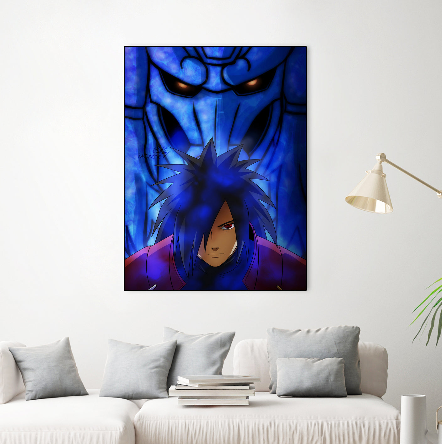 susanoo madara by MCAshe 24 on GIANT ART - blue character design