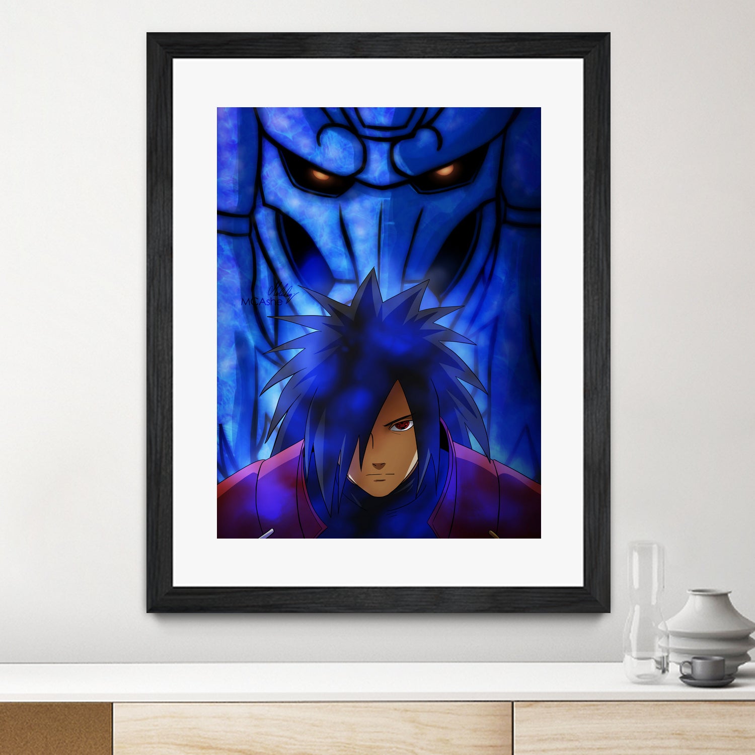 susanoo madara by MCAshe 24 on GIANT ART - blue character design